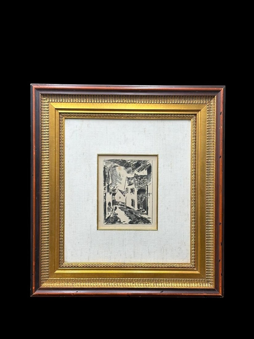 1921 Maurice De Vlaminck "Trois Journees de la Tribu" Lithograph with COA (1 of 12)