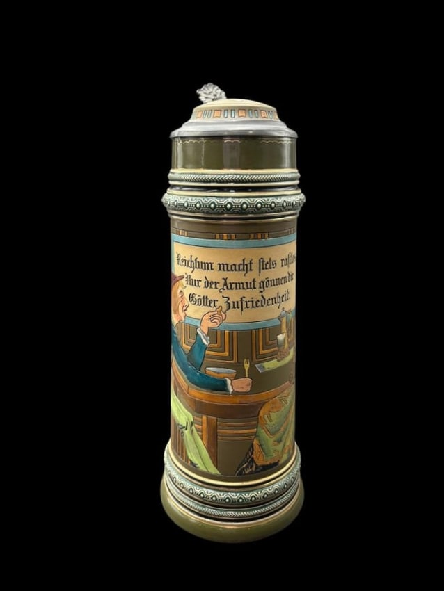Simon Peter Gertz - Pre WWII Made in Germany 2 Liter German Stein Hallmark (1 of 11)