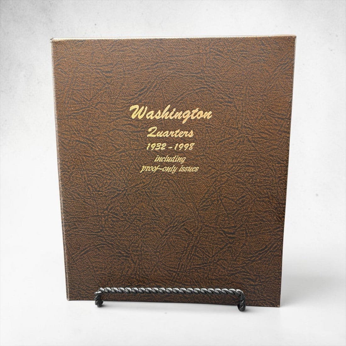 Washington Quarters 1932-1998 Including Proof Only Issues in Leather Binder (1 of 18)