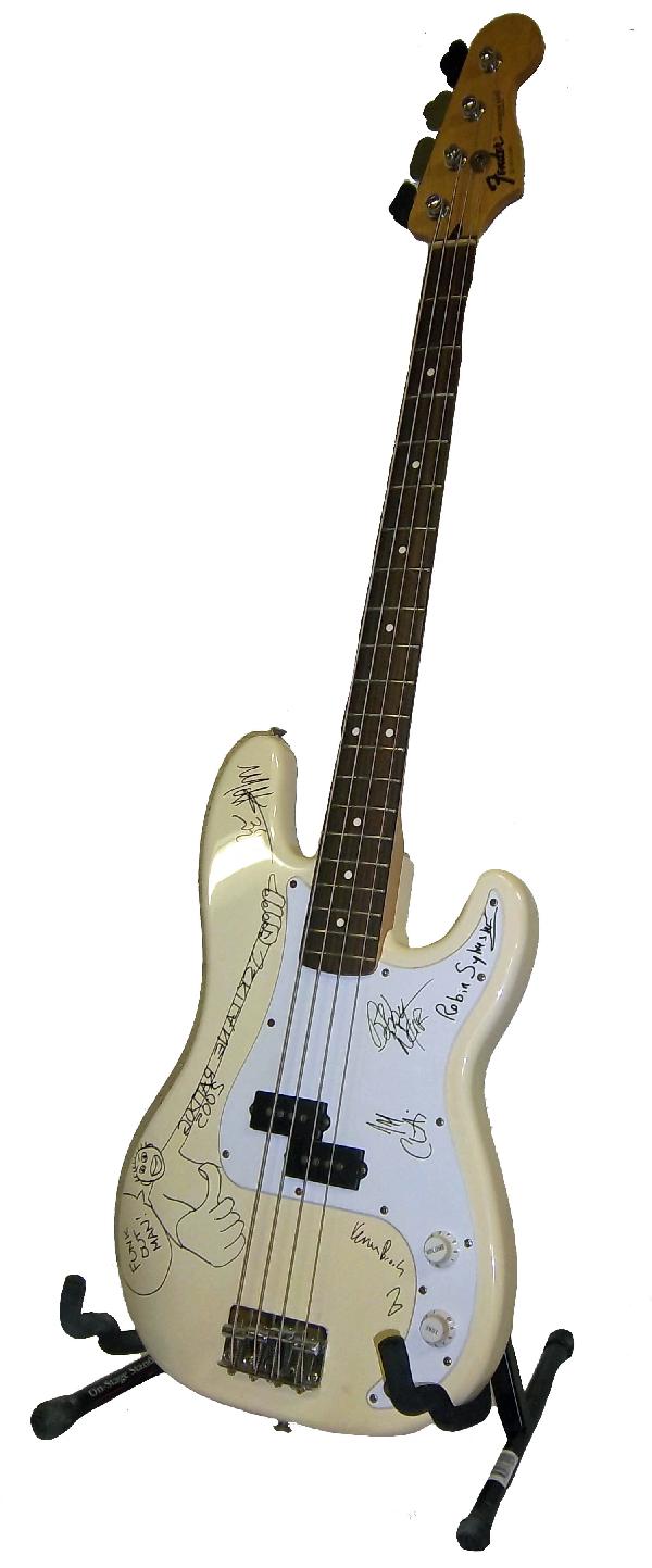 RAT DOG sgd. Bobby Wier (Grateful Dead),: RAT DOG sgd. Bobby Wier (Grateful Dead),Robin Sylvester, plus/Fender electric guitar