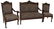 152: Ca. 1890 American mahogany 3 pc parlor set