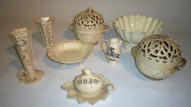 Lot of creamware: Lot of creamware
