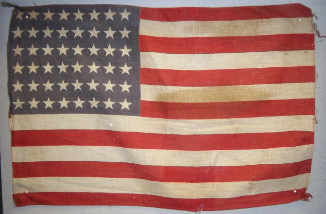 American fourty eight star flag: American fourty eight star flag Auction Estimate 100-200