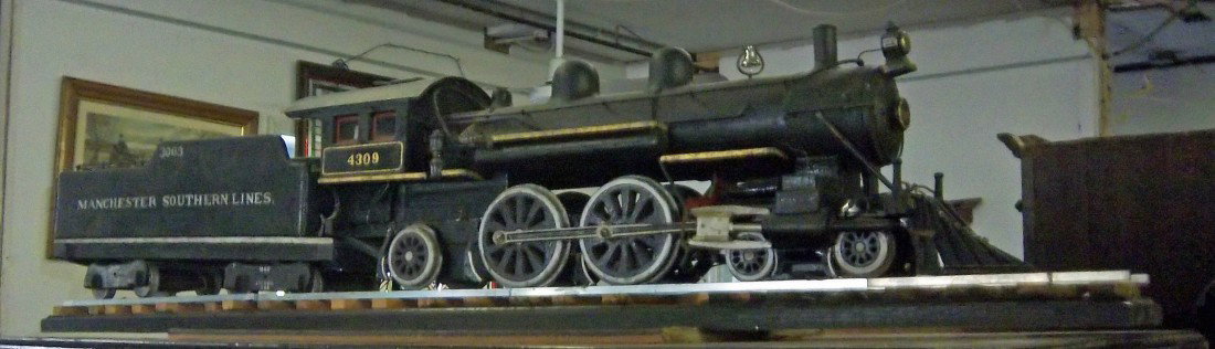 Ca. 1890 detail carved American Folk Art train: Large Ca. 1890 detail carved American Folk Art train Auction Estimate 450-900