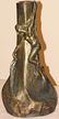 220: Large Period Art Nouveau bronze vase