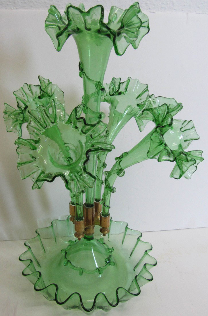 20th C. Epergne: 20th C. Epergne 21"h Auction Estimate 200-400