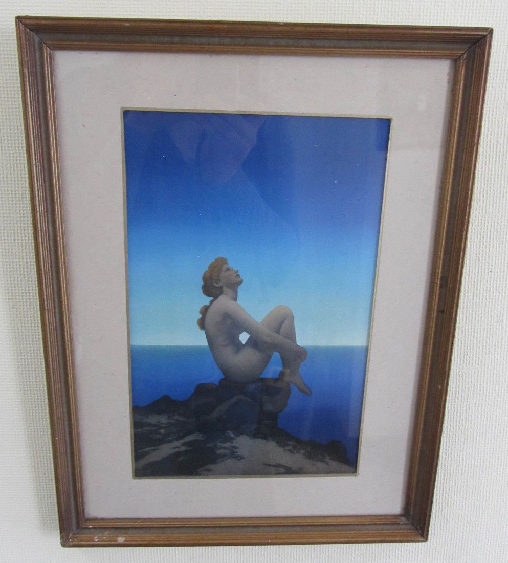 Maxfield Parrish print "Stars": Maxfield Parrish print "Stars" 16 x 12 Auction Estimate 150-300