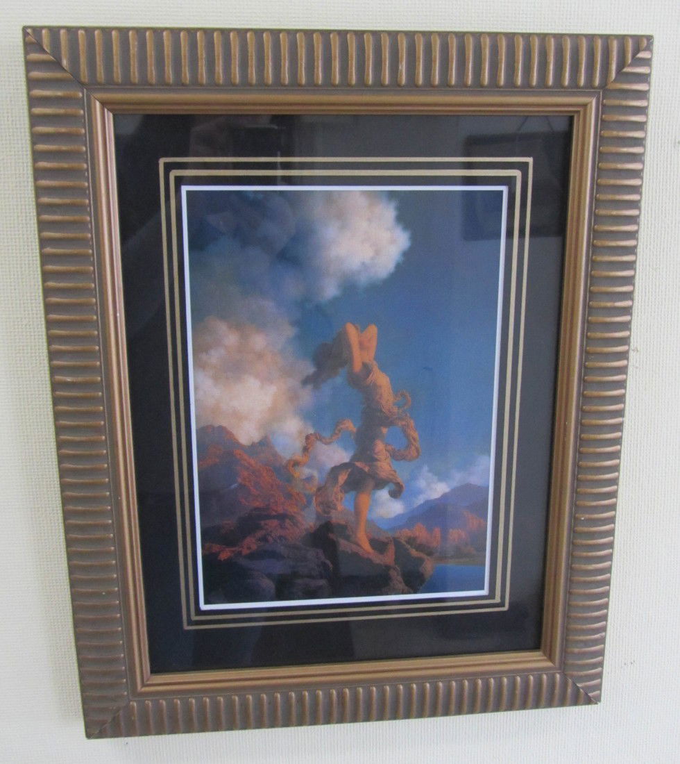 Maxfield Parrish print "Ecstacy": Maxfield Parrish print "Ecstacy" 19 1/2 x 15 1/2 Auction Estimate 150-300