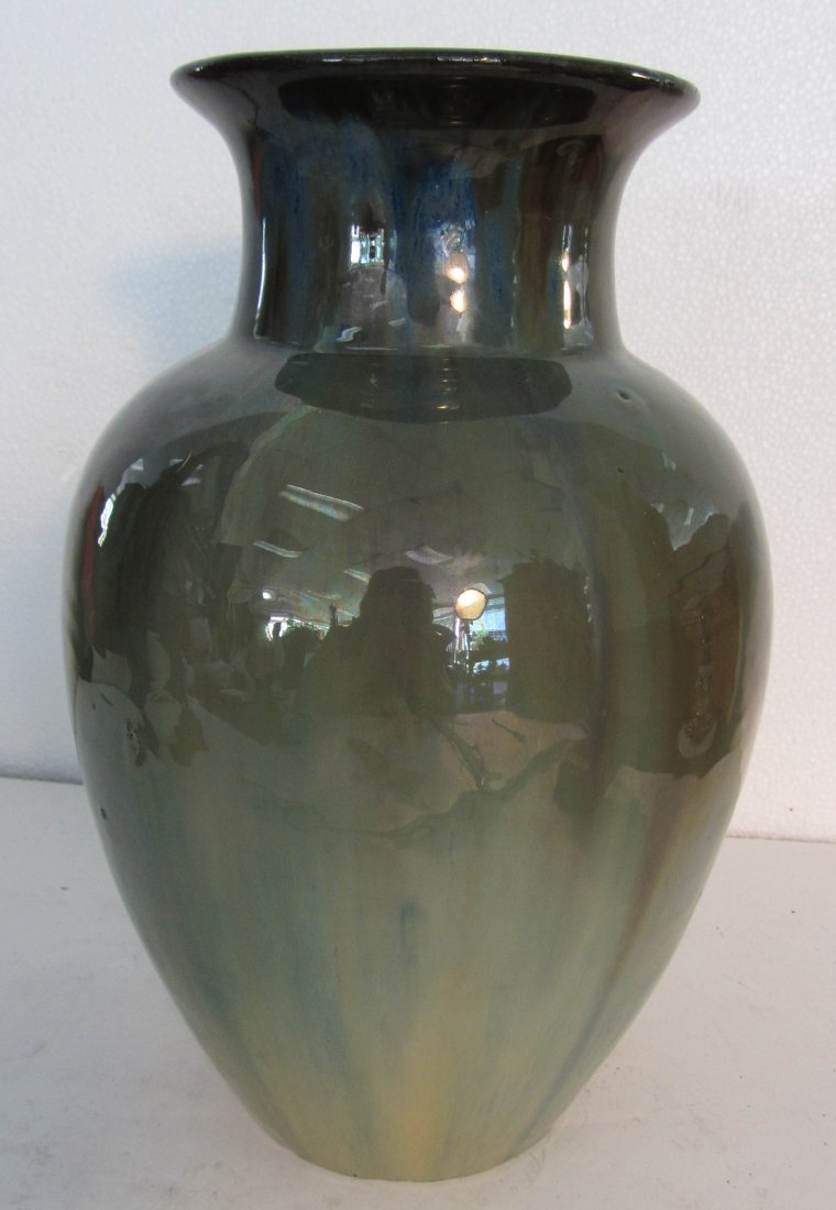 Signed Fulper Art Pottery vase: Signed Fulper Art Pottery vase 11 1/2"h Auction Estimate 300-600
