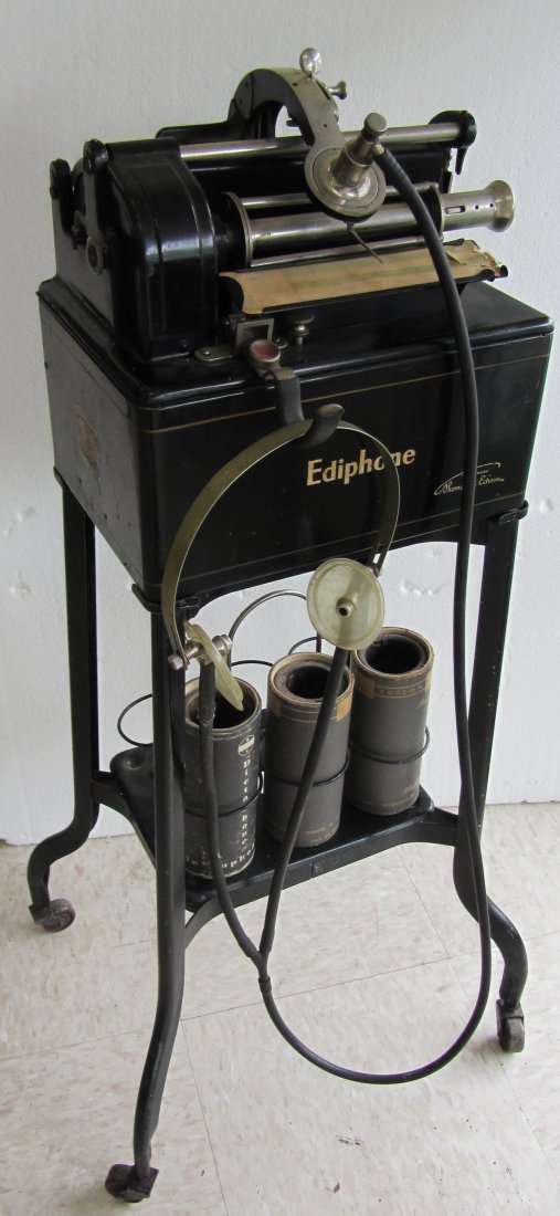 Vintage Edison Ediphone with headphones: Vintage Edison Ediphone with headphones Auction Estimate 50-150