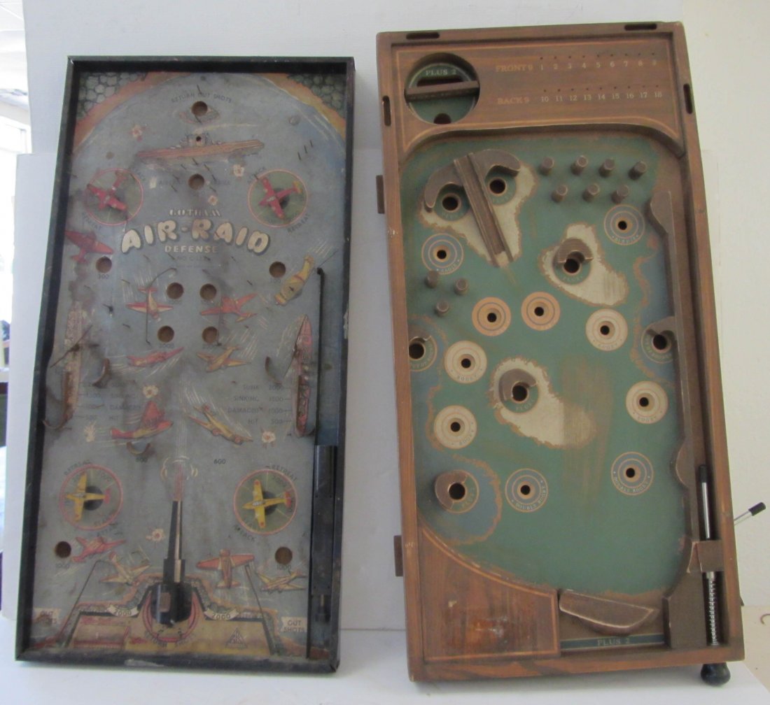 Two Vintage pinball game boards: Two Vintage pinball game boards Auction Estimate 50-150