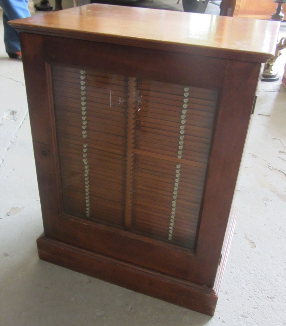Rare 78 Drawer file cabinet (great for coins): Rare 78 Drawer file cabinet (great for coins) 23 x 18 x 13 1/2 Auction Estimate 300-600