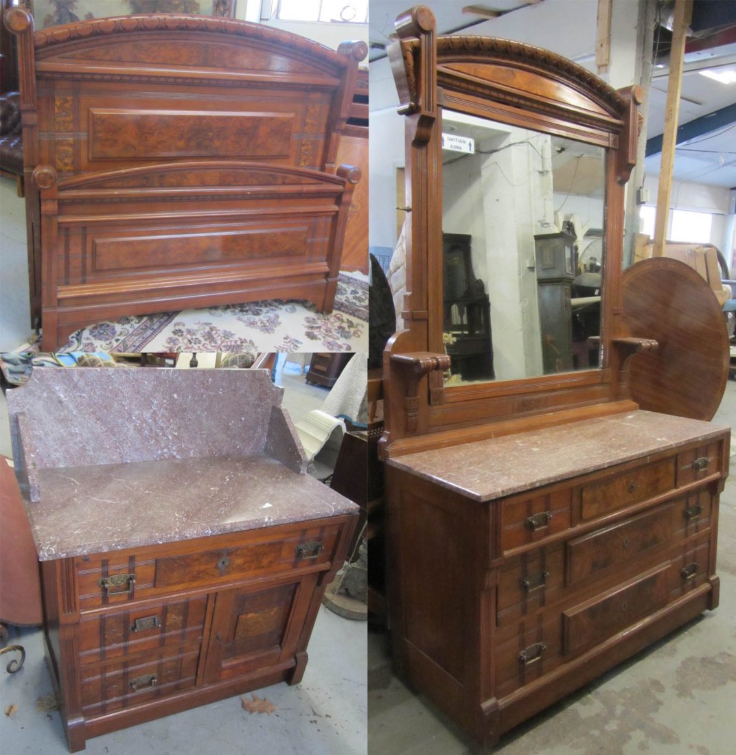 Eastlake 3 piece marble top bedroom set - Nov 24, 2013 ...