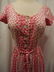 Vintage 1950's Pink & White Floral Cotton Shirt Waist - 2