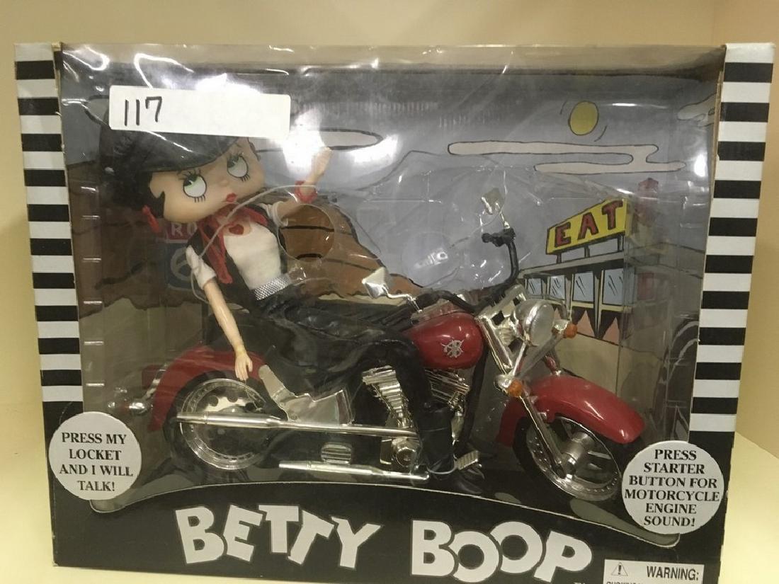 Biker Betty Boop: New in box talking Betty Boop doll
