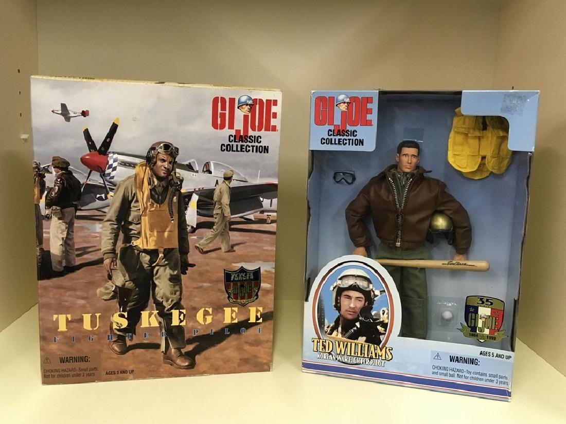 GI Joe Classic Collection figures: Tuskegee pilot and Ted Williams