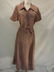 1920's Ladies Vintage light Purple Silk Dress