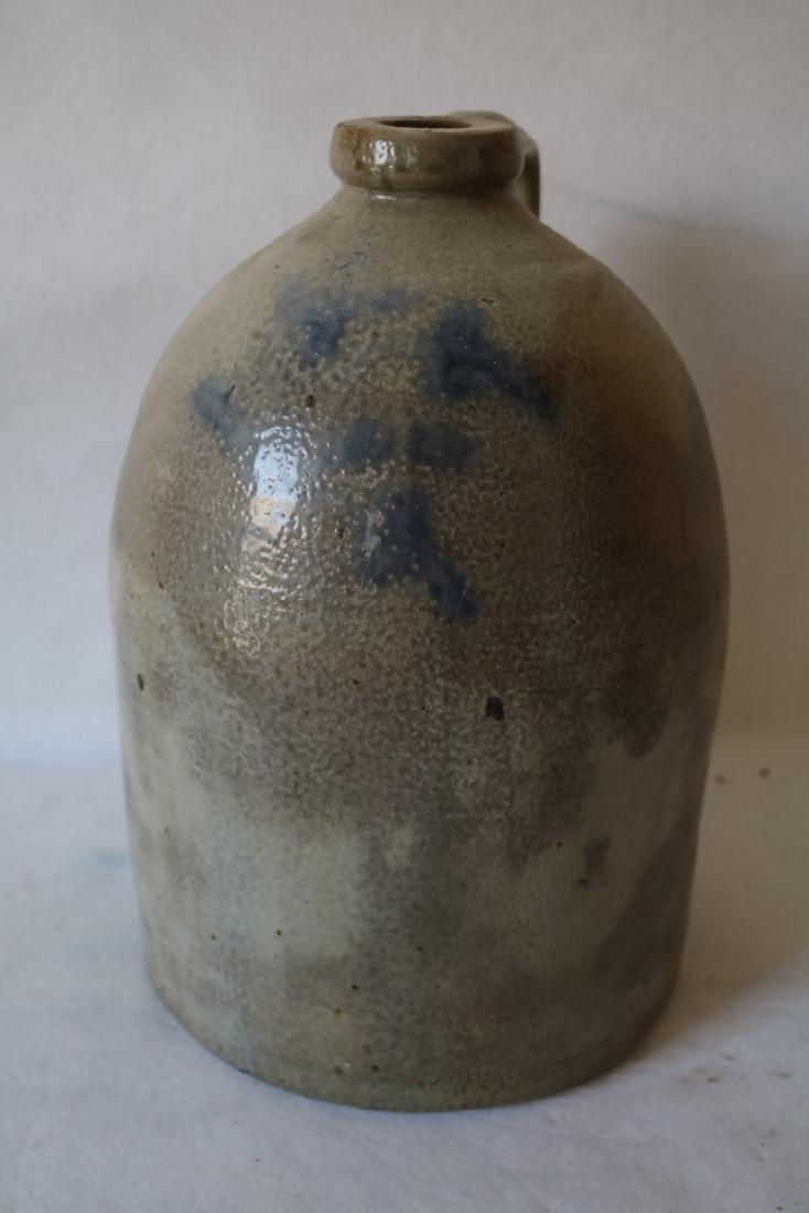 Early Crock Jug with Blue Decoration (1 of 3)