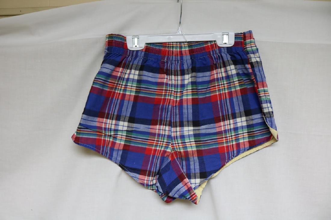 1960s plaid cotton shorts (1 of 2)