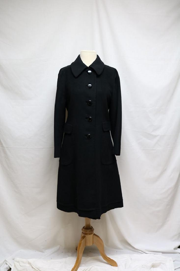 1960s black cashmere coat (1 of 4)