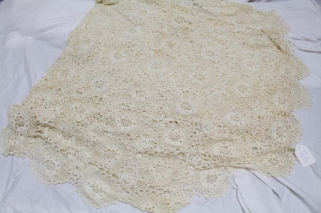 vintage crochet bedspread (1 of 3)