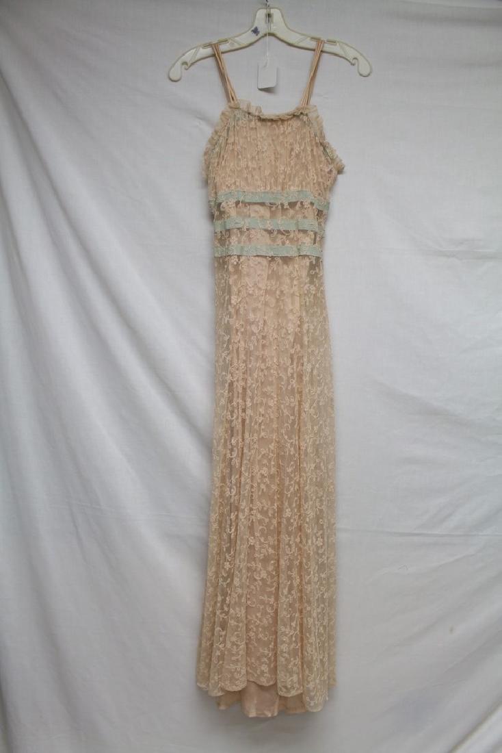 1930s Tambour Lace Gown (1 of 4)