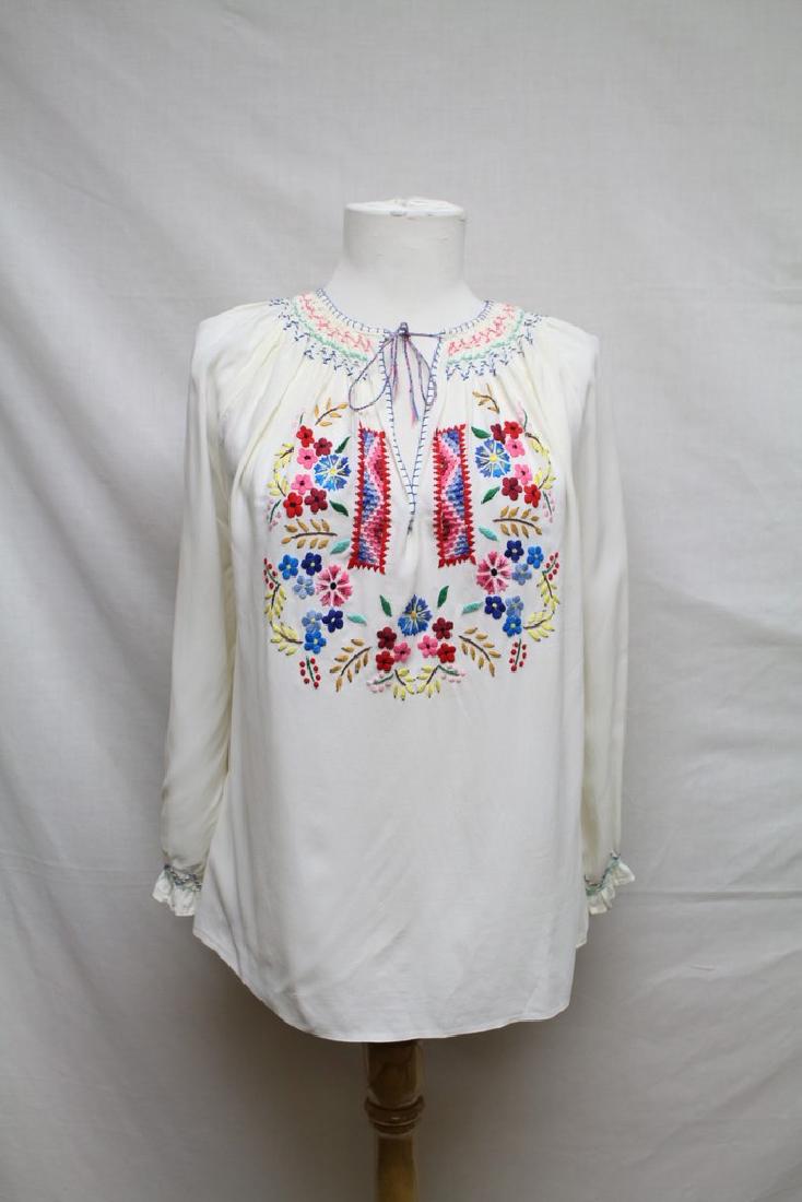 1940s embroidered peasant blouse (1 of 3)