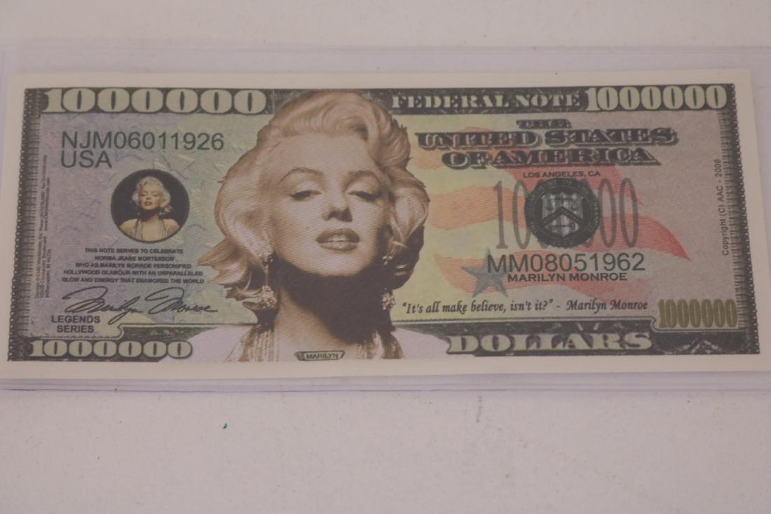 Marilyn Monroe $1,000,000. Bill, (1 of 2)