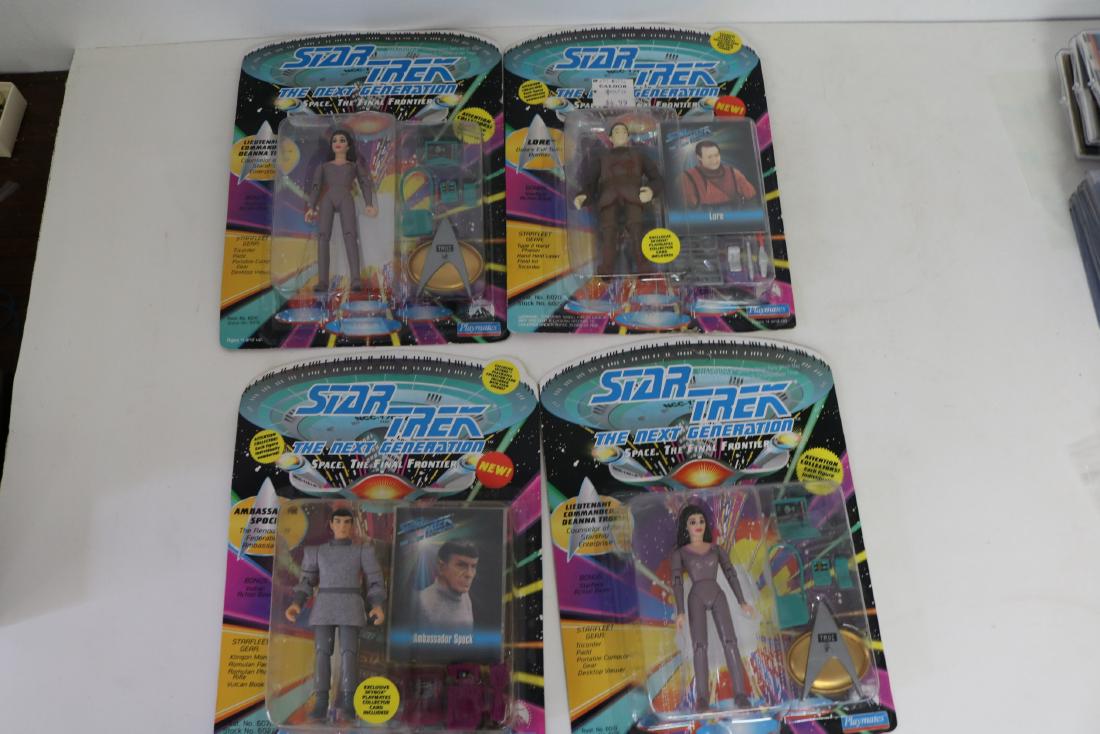 4 Star Trek Action Figures The Next Generation (1 of 3)