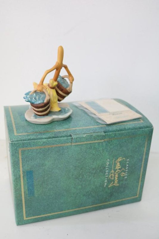 Disney Collectible Figurine, Fantasia Bucket Bregade: with certificate