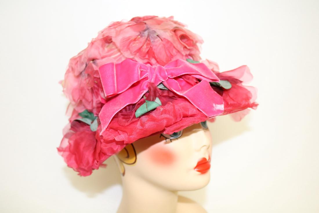 Vintage Unger Floral Petal Hat (1 of 7)