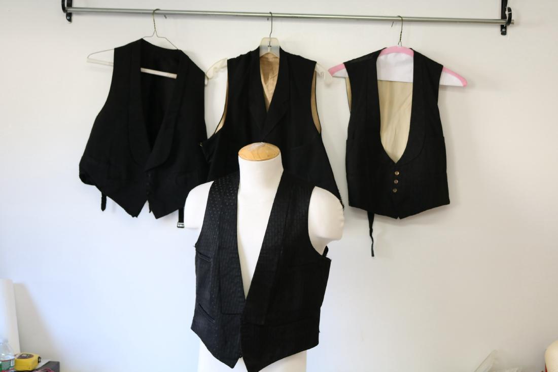 Lot of Victorian Men's Vests: various sizes/conditions (see photos)