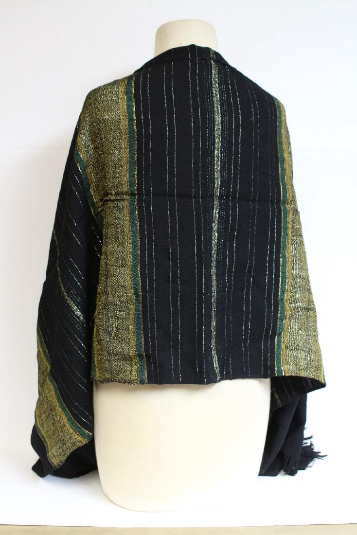 1950s Metallic Stripe Shawl (1 of 4)