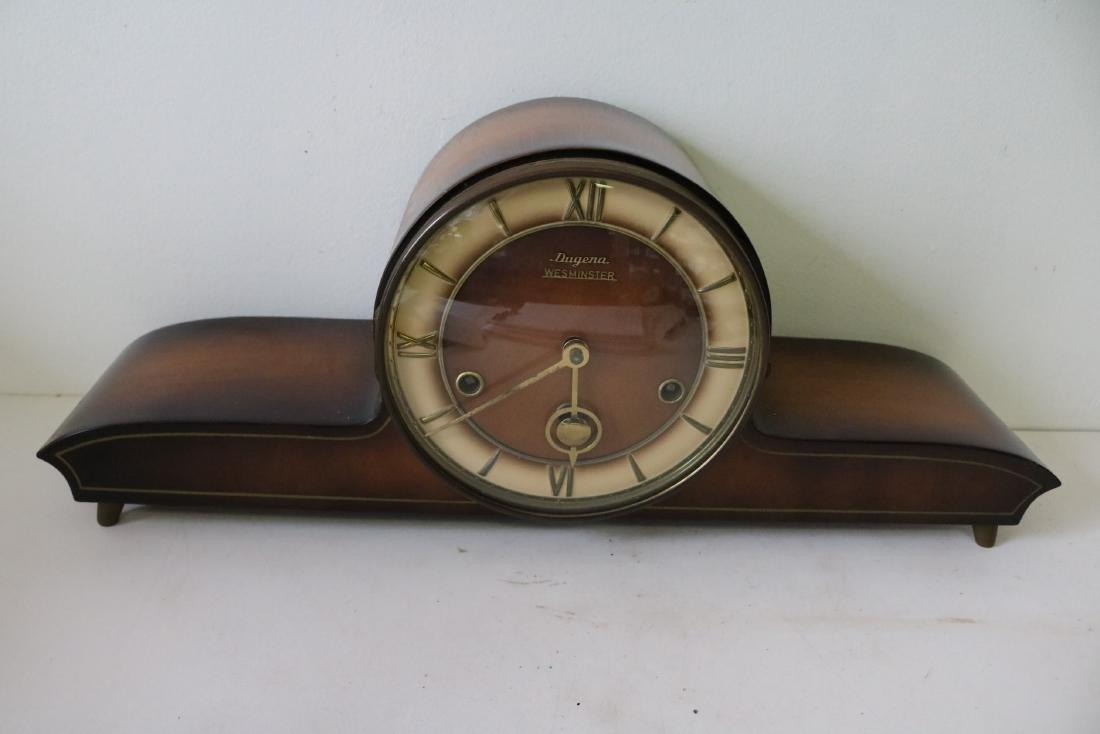 Dugena Westminister Mid-Century Mantel Clock (1 of 3)