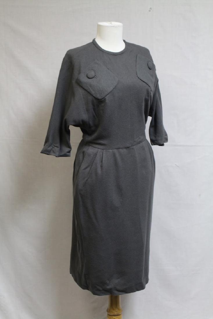 1960s Hattie Carnegie Wool Dress (1 of 5)