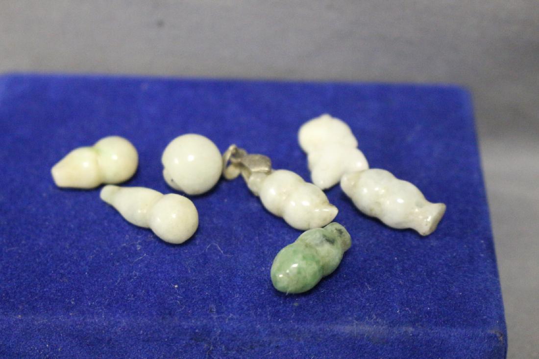 Set of Seven Chinese Carved Jade Pendants (1 of 3)