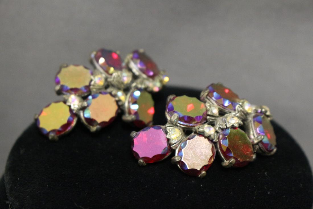 1950s Schiaparelli Rhinestone Earrings (1 of 3)