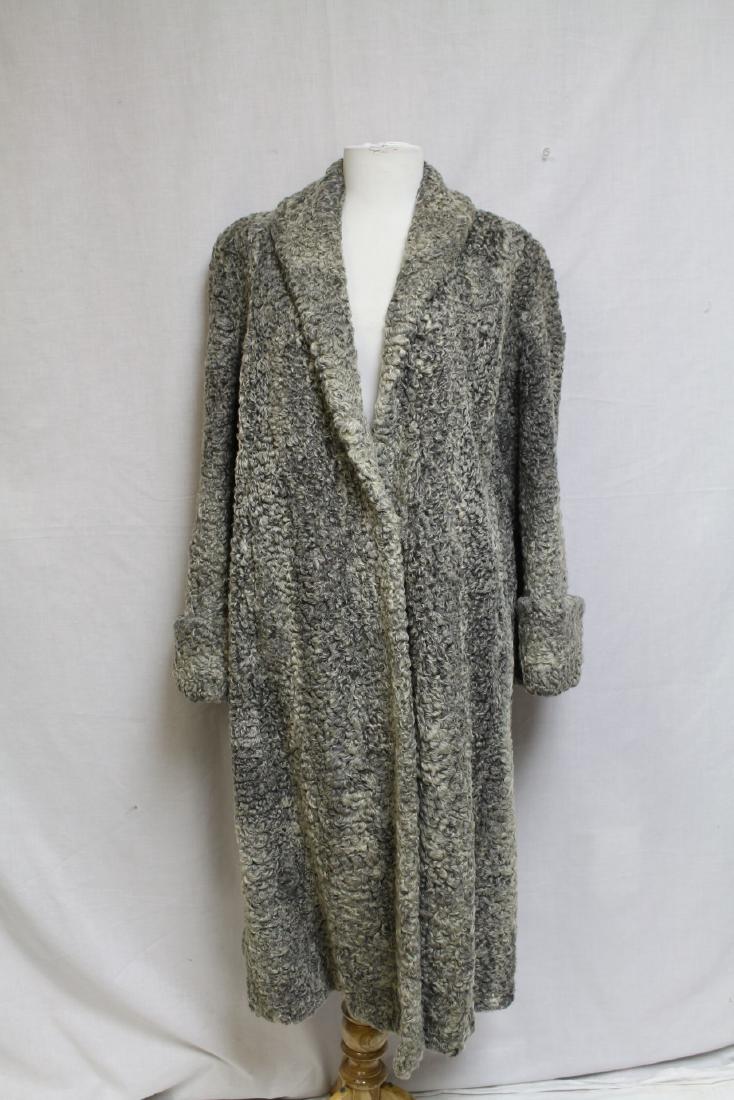 1940s Grey Persian Lamb Coat (1 of 3)