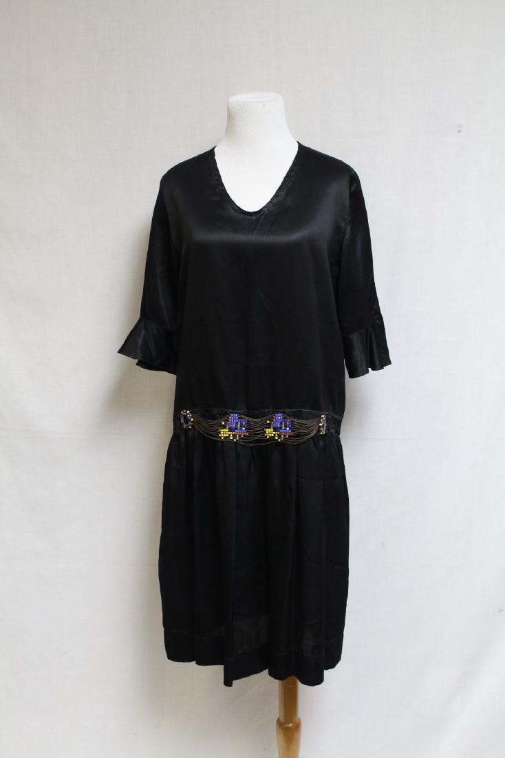 1920s Black Beaded Dress (1 of 6)