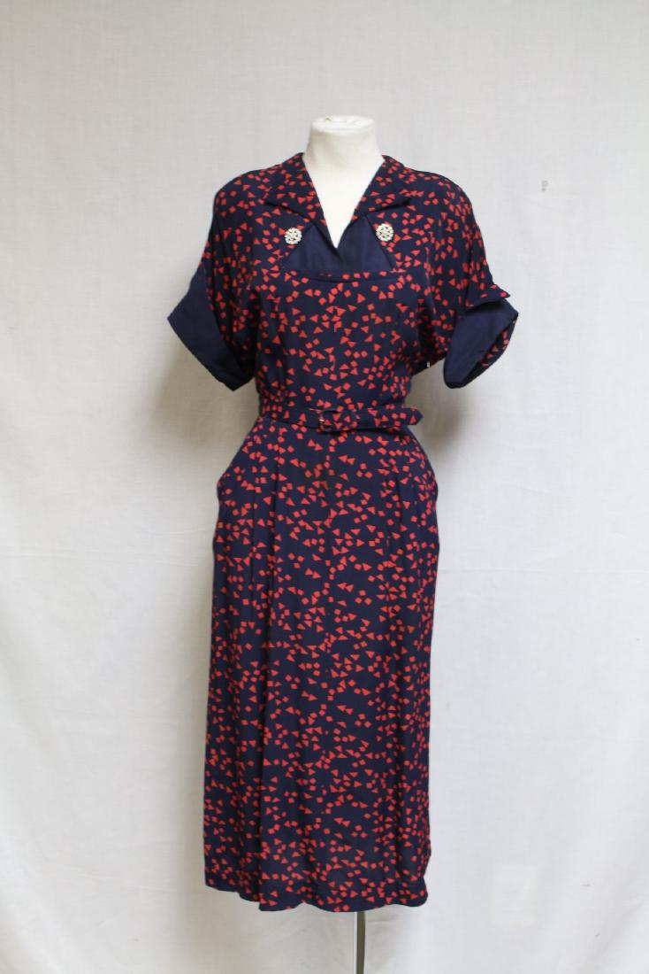 1940s Geometric Dress (1 of 3)