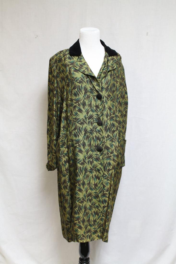 1960s Brush Stroke Print Duster (1 of 3)