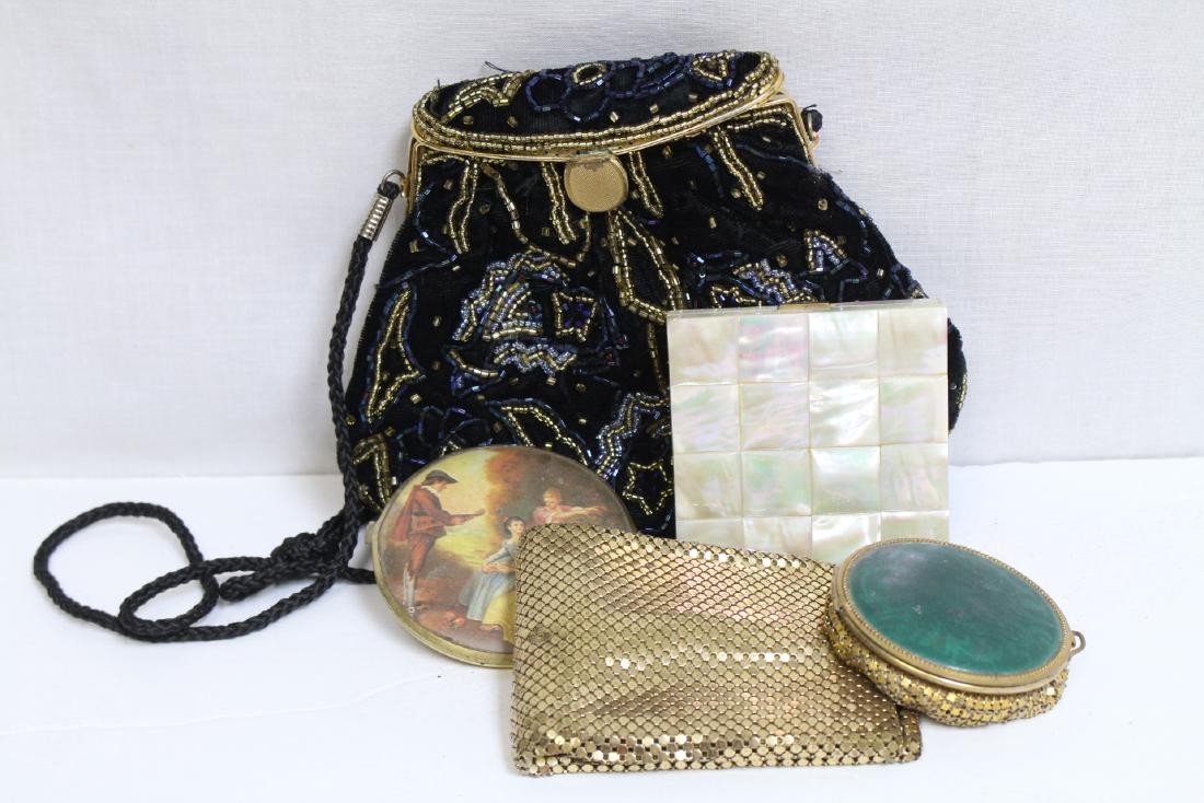 Lot of 6 Vintage Purses & Compacts (1 of 7)