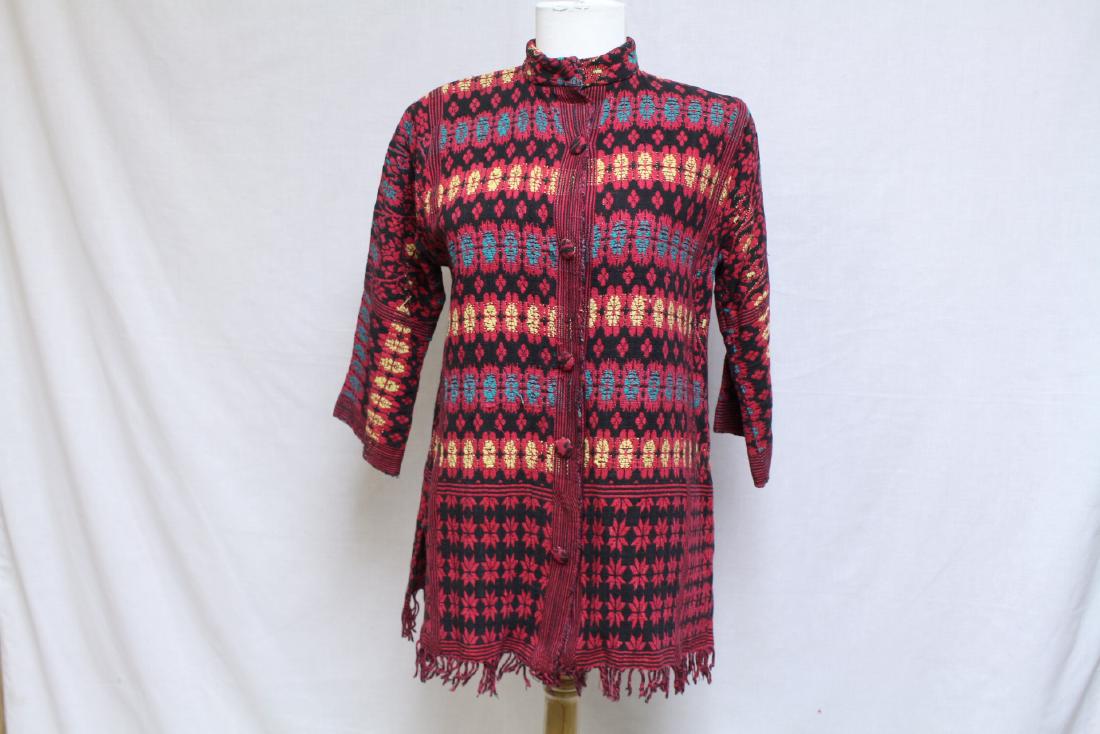 Vintage 1970s Handwoven Ethnic Jacket (1 of 4)