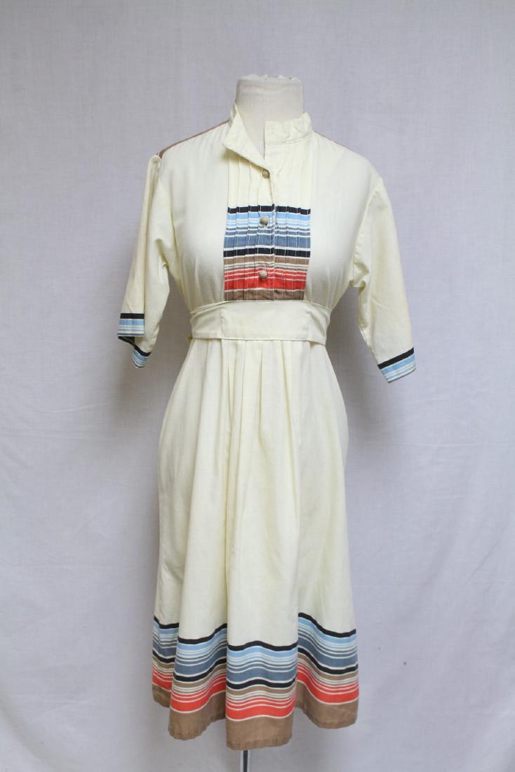 Vintage 1970s Pin Stripe Dress (1 of 5)