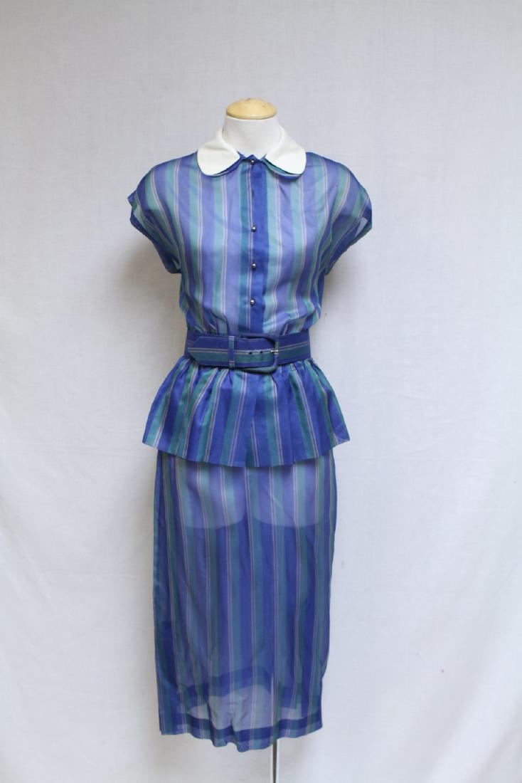 1980's Striped Bonnie Cashin Skirt & Top (1 of 4)