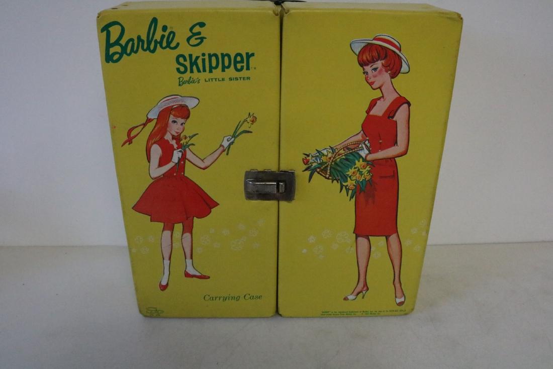 1964 barbie and skipper carrying case