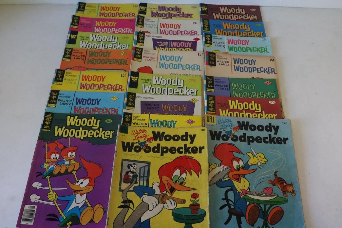 Lot of 22 Woody Woodpecker 1953 and up: Good to fine
