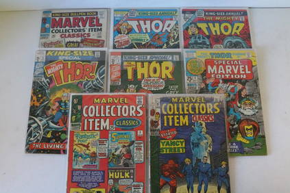 Lot of 8 Silver and Bronze Thor, etc (1 of 4)