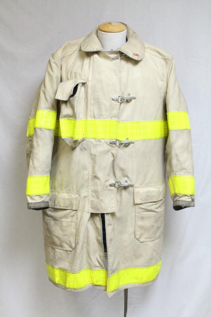Vintage 1990s White Fireman's Coat (1 of 3)