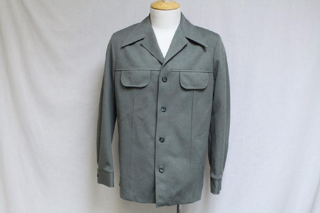 Vintage 1970s Men's Green Jacket (1 of 4)